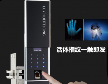 滑盖指纹密码防盗锁RS919SL